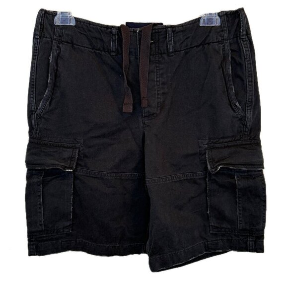Abercrombie & Fitch Other - NWT Abercrombie & Fitch Heavy Distressed Frayed Cargo Shorts Black Size 29
